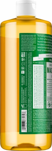 Dr. Bronner's 18-in-1 Hemp Almond Pure-Castile Liquid Soap Perspective: left