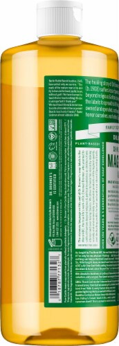 Dr. Bronner's 18-in-1 Hemp Almond Pure-Castile Liquid Soap Perspective: left
