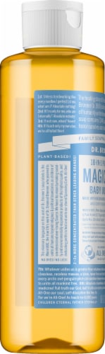 Dr. Bronner's 18-in-1 Hemp Baby Unscented Pure-Castile Liquid Soap Perspective: left