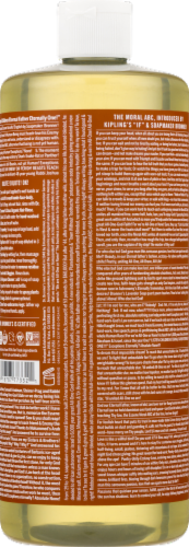 Dr. Bronner's 18-in-1 Hemp Eucalyptus Pure-Castile Liquid Soap Perspective: left