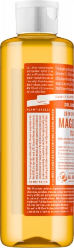 Dr Bronner's Tea Tree Castille Liquid Soap Perspective: left