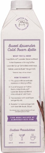 Elmhurst® Seasonal Vanilla Lavendar Rich & Creamy Oat & Cashew Nog Perspective: left