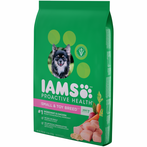 IAMS Proactive Health Small & Toy Breed Dog Food Perspective: left