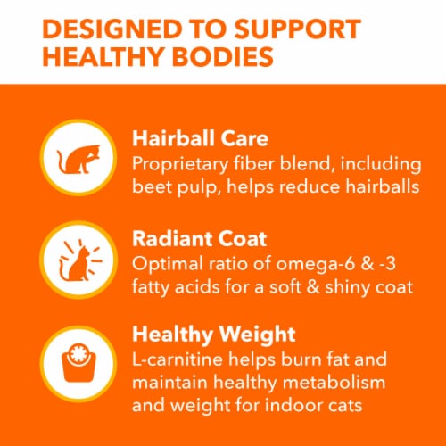 Iams Proactive Health Indoor Weight & Hairball Care Adult Dry Cat Food Salmon Perspective: left