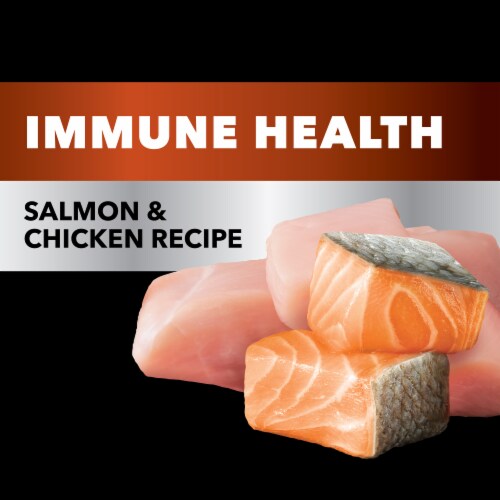 Iams Advanced Health Immune Health Adult Dry Cat Food Chicken and Salmon Perspective: left