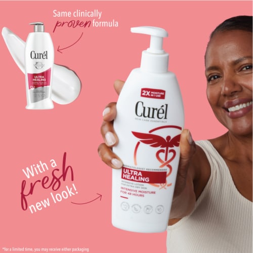 Curel Ultra Healing Extra-Dry Skin Intensive Lotion Perspective: left