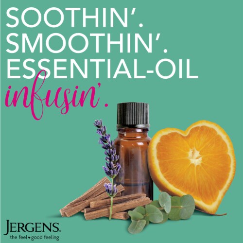 Jergens Sweet Citrus Sweet Citrus Triple Butter Blend, Body Moisturizer for Dry Skin Perspective: left