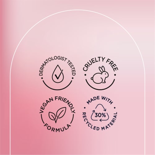 Biore Rose Quartz + Charcoal Daily Purifying Cleanser Perspective: left