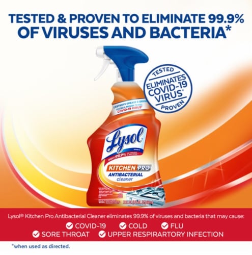 Lysol Kitchen Pro All Purpose Cleaner Citrus Perspective: left