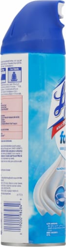 Lysol® Sundrenched Linen Fabric Disinfectant Spray Perspective: left
