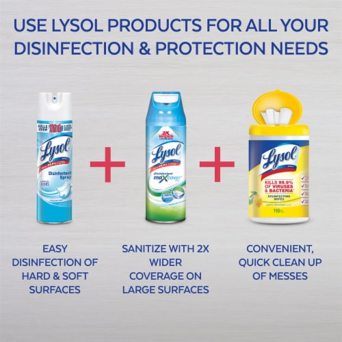 Lysol® NeutraAir® Tropical Breeze Scent Disinfectant Spray Perspective: left