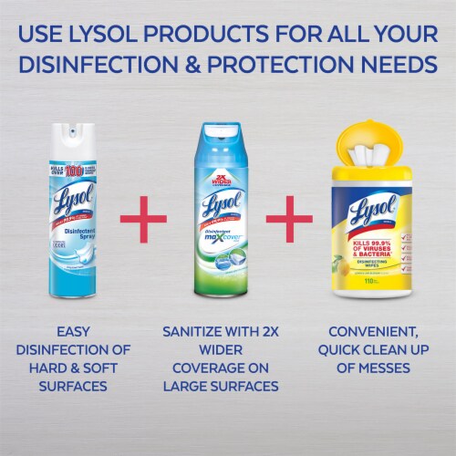 Lysol® NeutraAir® Tropical Breeze Scent Disinfectant Spray Perspective: left