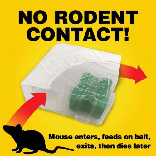 d-CON® Ready-to-Use Mouse Bait Station Perspective: left