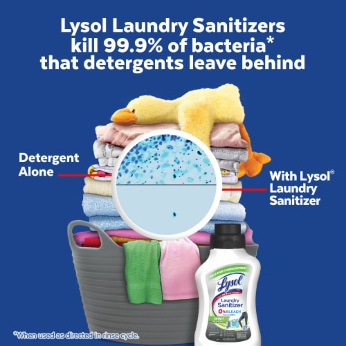 Lysol Sport Laundry Sanitizer Perspective: left