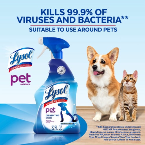 Lysol Pet Solutions All Purpose Cleaner Spray, Disinfecting Spray, Citrus Blossom Perspective: left