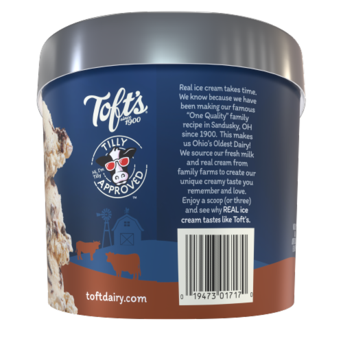 Toft's® Peanut Butter 'N Cookies Perspective: left