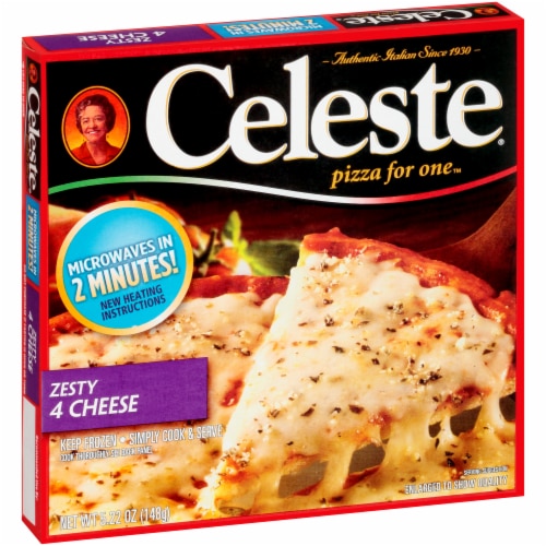 Celeste Zesty 4 Cheese Pizza for One Perspective: left
