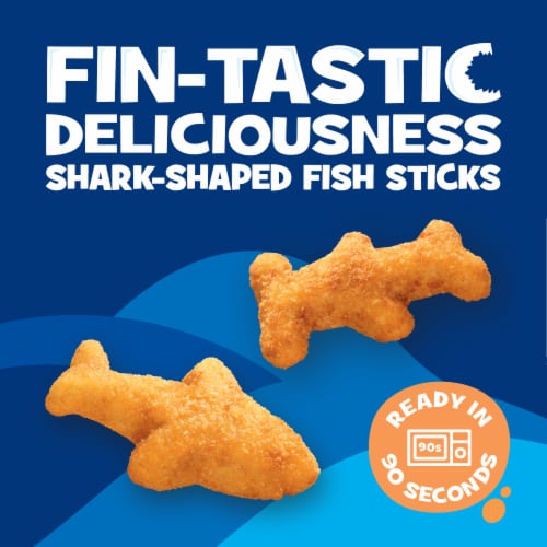 Van De Kamp's Shark Bites Shark Shaped Fish Sticks Perspective: left