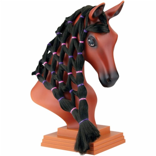 Breyer 7403 Black Mane Beauty Toy Horse Styling Head with Hair Tools, Blaze Perspective: left