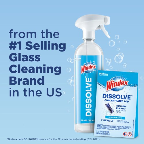 Windex Dissolve Concentrated Pod Perspective: left