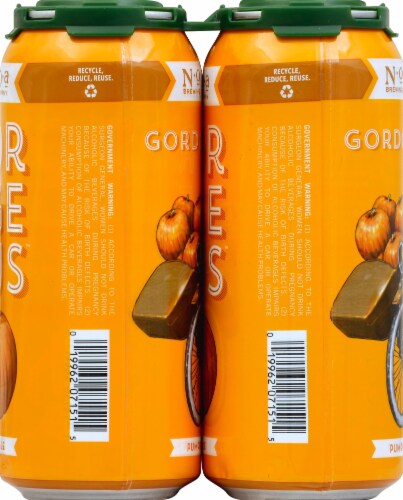 NoDa Brewing Company® Gordgeous™ Pumpkin Ale Perspective: left