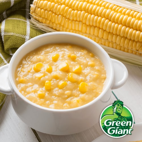 Green Giant White Shoepeg Corn Perspective: left