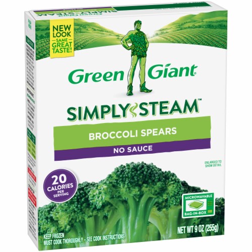 Green Giant Steamers Broccoli Spears Perspective: left