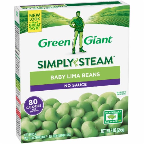 Green Giant ® Simply Steam™ No Sauce Baby Lima Beans Perspective: left