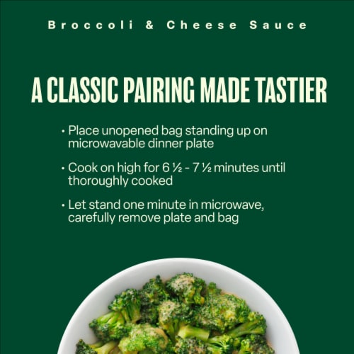 Green Giant Simply Steam Broccoli & Cheese Sauce Perspective: left