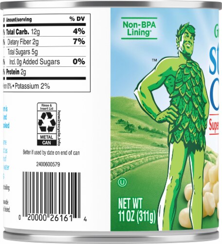 Green Giant® Steam Crisp® Super Sweet White Corn Perspective: left