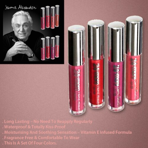 Jerome Alexander 24 & More Lip Color (4 Pack) Rouge Collection Perspective: left