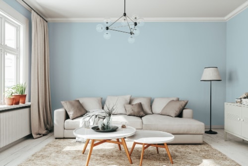 Rust-Oleum® Sure Color® Interior Wall Paint - Sky Blue Perspective: left