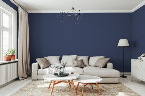 Rust-Oleum® Sure Color® Interior Wall Paint - Smoked Navy Perspective: left