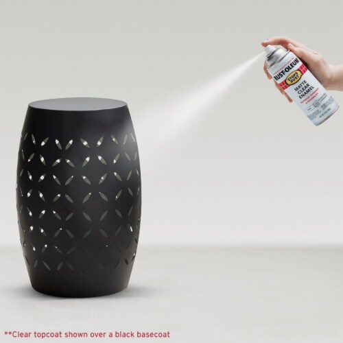 Rust-Oleum® Stops Rust® Matte Clear Enamel Spray Paint - Clear Perspective: left