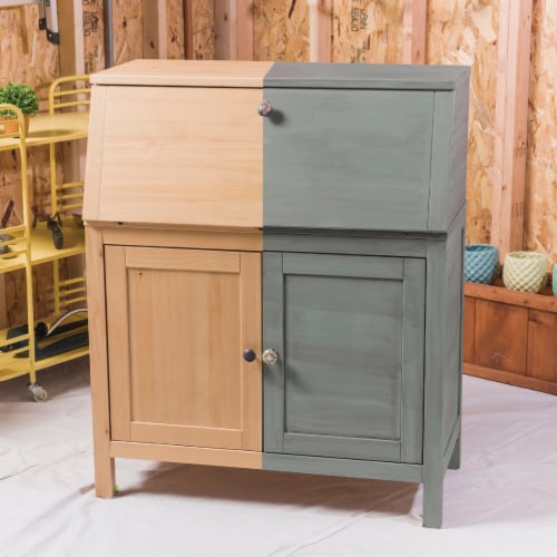 Rust-Oleum® Chalked Ultra Matte Paint - Country Gray Perspective: left