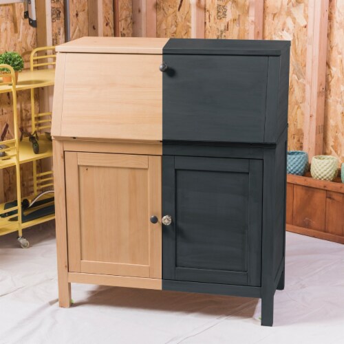Rust-Oleum® Chalked Charcoal Ultra Matte Paint Perspective: left
