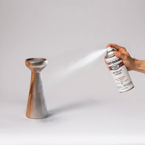 Rust-Oleum® Bright Coat Metallic Finish Spray Paint Perspective: left