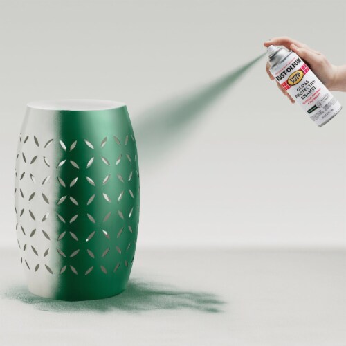 Rust-Oleum® Stops Rust® Gloss Protective Enamel Spray - Hunter Green Perspective: left