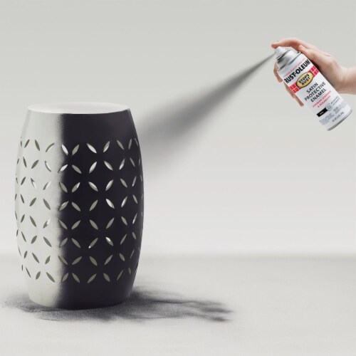 Rust-Oleum® Stops Rust® Decor Satin Spray Paint - Black Perspective: left