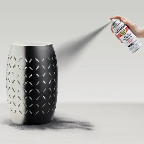 Rust-Oleum® Stops Rust® Spray Paint - Black Perspective: left