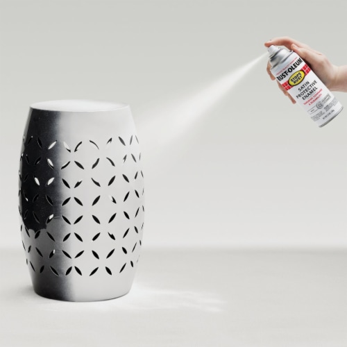 Rust-Oleum® Stops Rust® Decor Satin Spray Paint - White Perspective: left