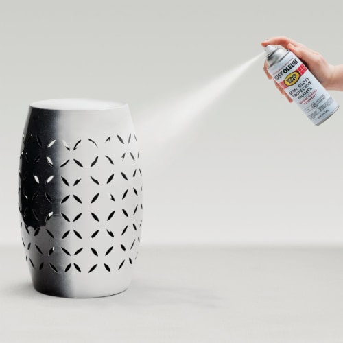 Rust-Oleum® Stops Rust® Protective Enamel Semi-Gloss Spray Paint - White Perspective: left