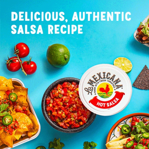 La Mexicana® Fresh Hot Salsa Perspective: left