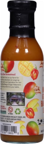 Fischer Wieser Mango Ginger Habanero Sauce Perspective: left