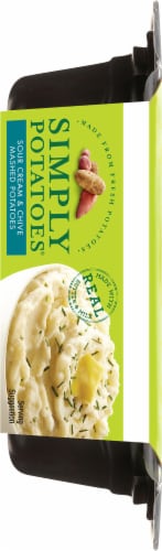 Simply Potato Sour Cream & Chive Mashed Potatoes Perspective: left