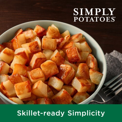 Simply Potatoes Signature Seasoned Diced Potatoes Perspective: left