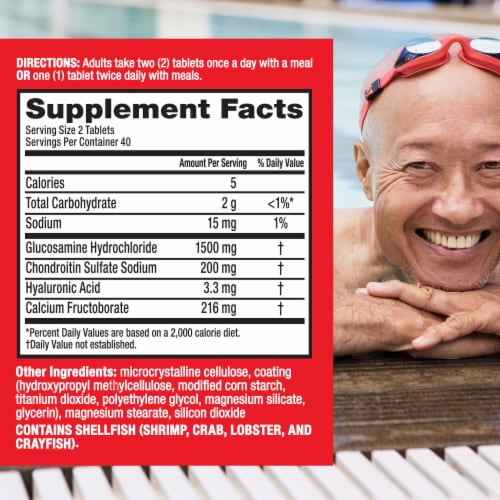 Move Free Joint Health Advanced Tablets Perspective: left