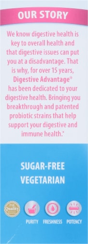 Schiff® Digestive Advantage® Fast Acting Enzymes & Daily Probiotic Capsules Perspective: left
