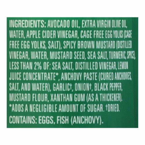 Newman's Own Dairy Free Caesar Dressing Perspective: left