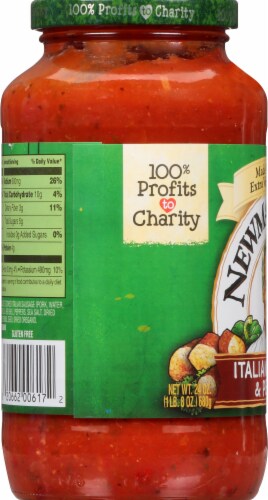 Newman's Own Italian Sausage & Peppers Pasta Sauce, 24 oz - Pick ‘n Save